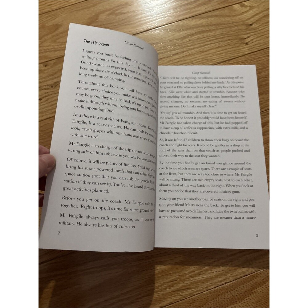 Camp Survival by Olly Goldenberg NEW - Where The Story Goes Is Based On Choices - Picture 10 of 14